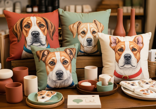 Dog Throw Pillows