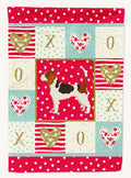 Hand-illustrated Beagle Love Garden Flag