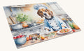 Hand-illustrated Beagle The Chef Glass Cutting Board