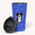 Hand-illustrated Bernese Mountain Dog Puppy Stainless Steel Tumbler