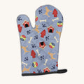 Hand-illustrated Border Terrier Dog House Oven Mitt