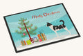 Hand-illustrated Canaan Dog Christmas Doormat