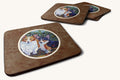 Hand-illustrated Cardigan and Pembroke Corgi Foam Coasters