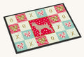 Hand-illustrated Chihuahua Love Red Doormat