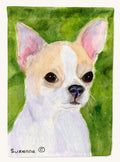 Hand-illustrated Chihuahua Portrait Canvas Wall Art