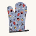 Hand-illustrated Chocolate Labrador Oven Mitt