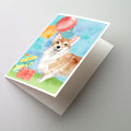 Hand-illustrated Corgi Happy Birthday Greeting Cards