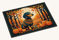 Hand-illustrated Dachshund Fall Indoor Outdoor Mat