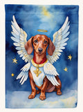 Hand-illustrated Dachshund My Angel House Flag