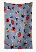 Hand-illustrated Dog House Collection Beagle Kitchen Towel