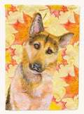 Hand-illustrated German Shepherd Fall Garden Flag