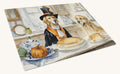 Hand-illustrated Golden Retriever Fall Pumpkins Cutting Board