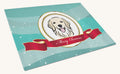 Hand-illustrated Golden Retriever Merry Christmas Cutting Board