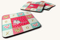 Hand-illustrated Husky Rat Love Foam Coasters