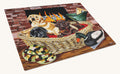 Hand-illustrated Labrador Glass Cutting Board