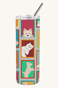 Hand-illustrated Lots of Westies Stainless Steel Tumbler