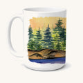Hand-illustrated Poodle Ceramic Coffee Mug