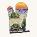 Hand-illustrated Siberian Husky Oven Mitt