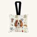 Hand-illustrated Welsh Springer Spaniel Coffee Bar Hanging Fabric Ornament