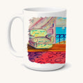 Hand-illustrated Westie with Mom Ceramic Coffee Mug
