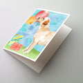 Hand-illustrated Yellow Labrador Happy Birthday Greeting Cards