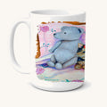 Hand-illustrated Yorkie Puppies In A Row Coffee Mug