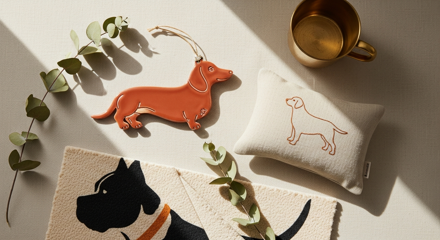 Doggiftery hero — dog gifts mosaic